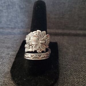 Vintage Flower Spoon Ring